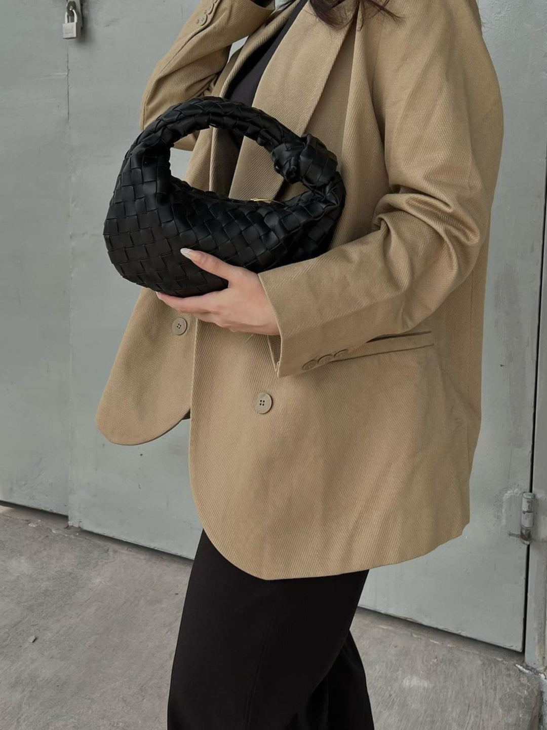 Ringblomma Flätad Mini Handväska