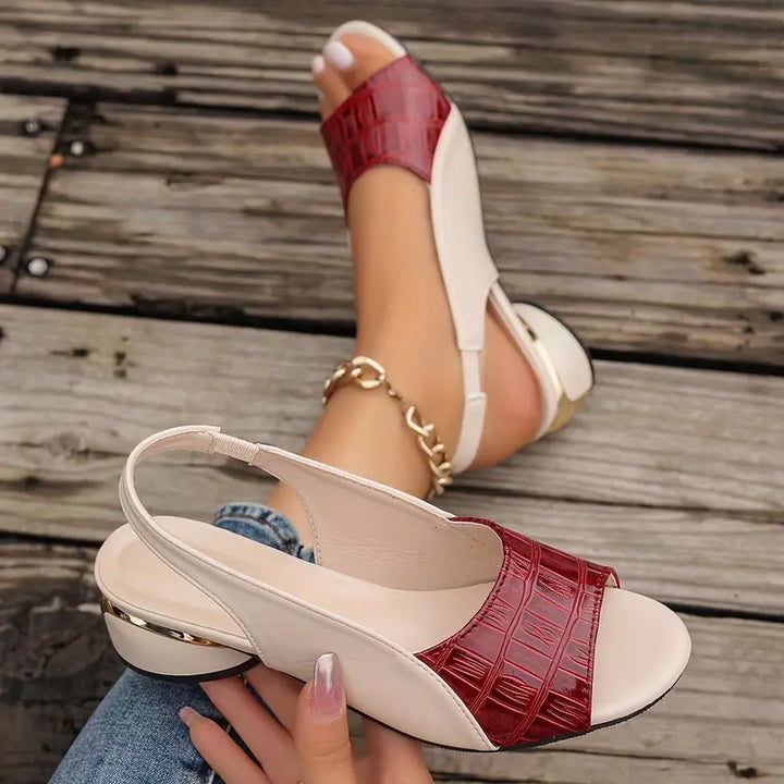 Whitney™ | Elegant lädersandaler