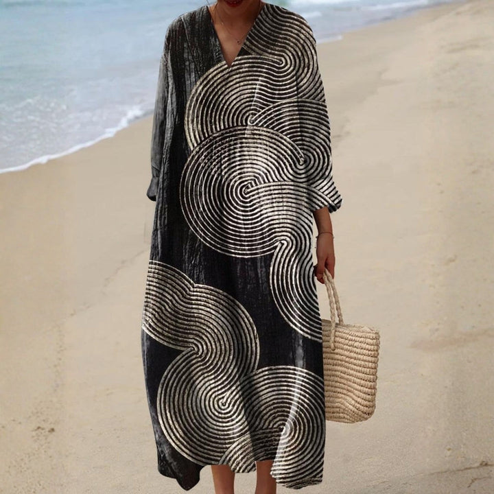 Lara - Bohemisk Patchwork Klänning
