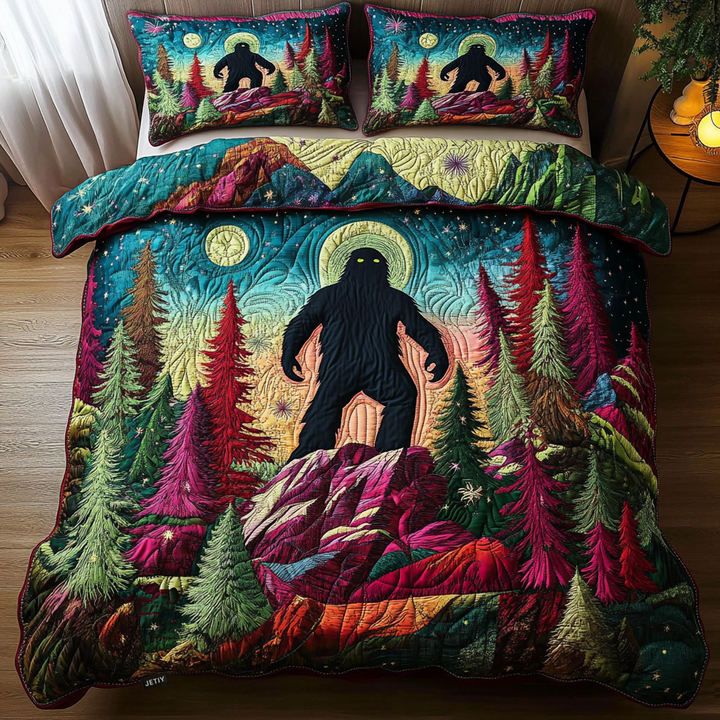 Bigfoot Legend 3-delad quiltad sängklädset