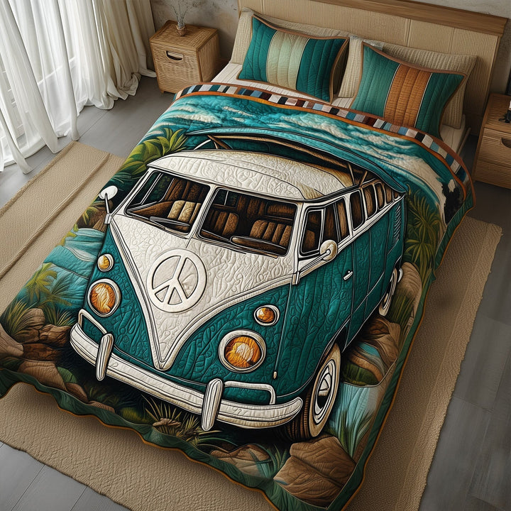 Hippie Van 3-delat Klädesöverdrag Set