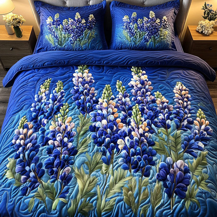 Country Bloom 3-delad quilt-set