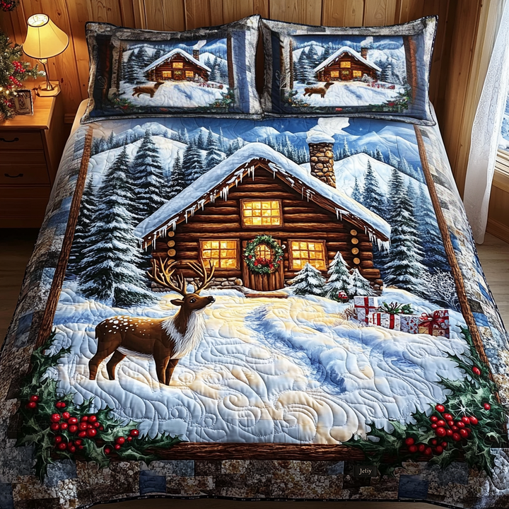 Jul 3-delad quiltkuddset
