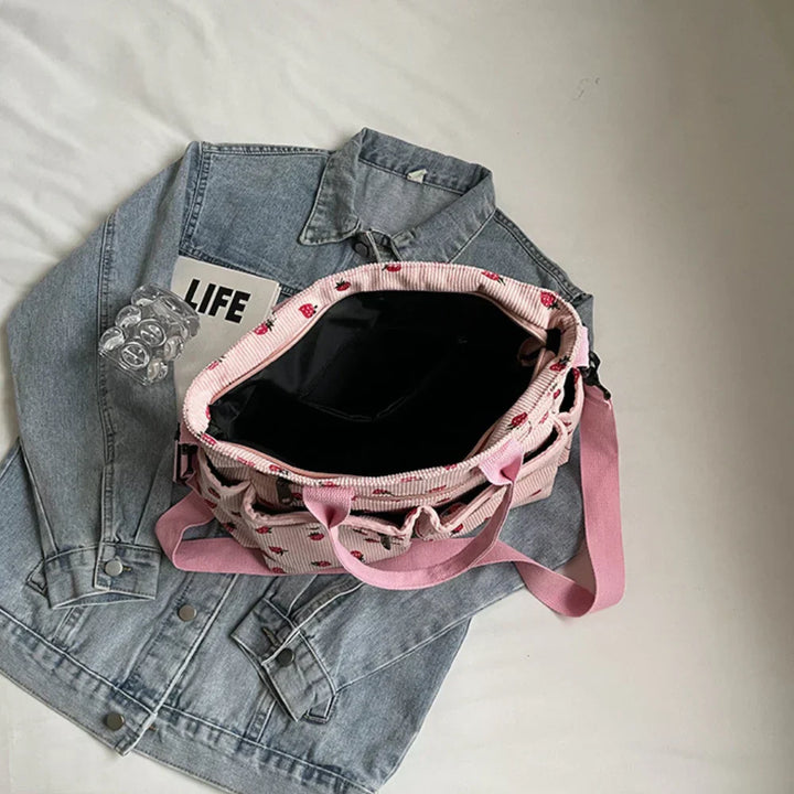 Rosie - Jordgubbs Tote Väska