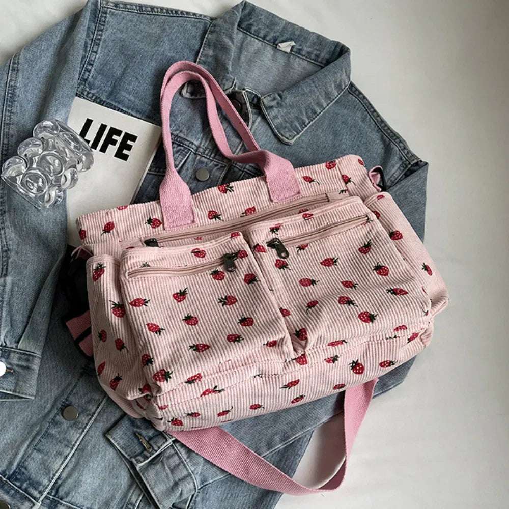 Rosie - Jordgubbs Tote Väska