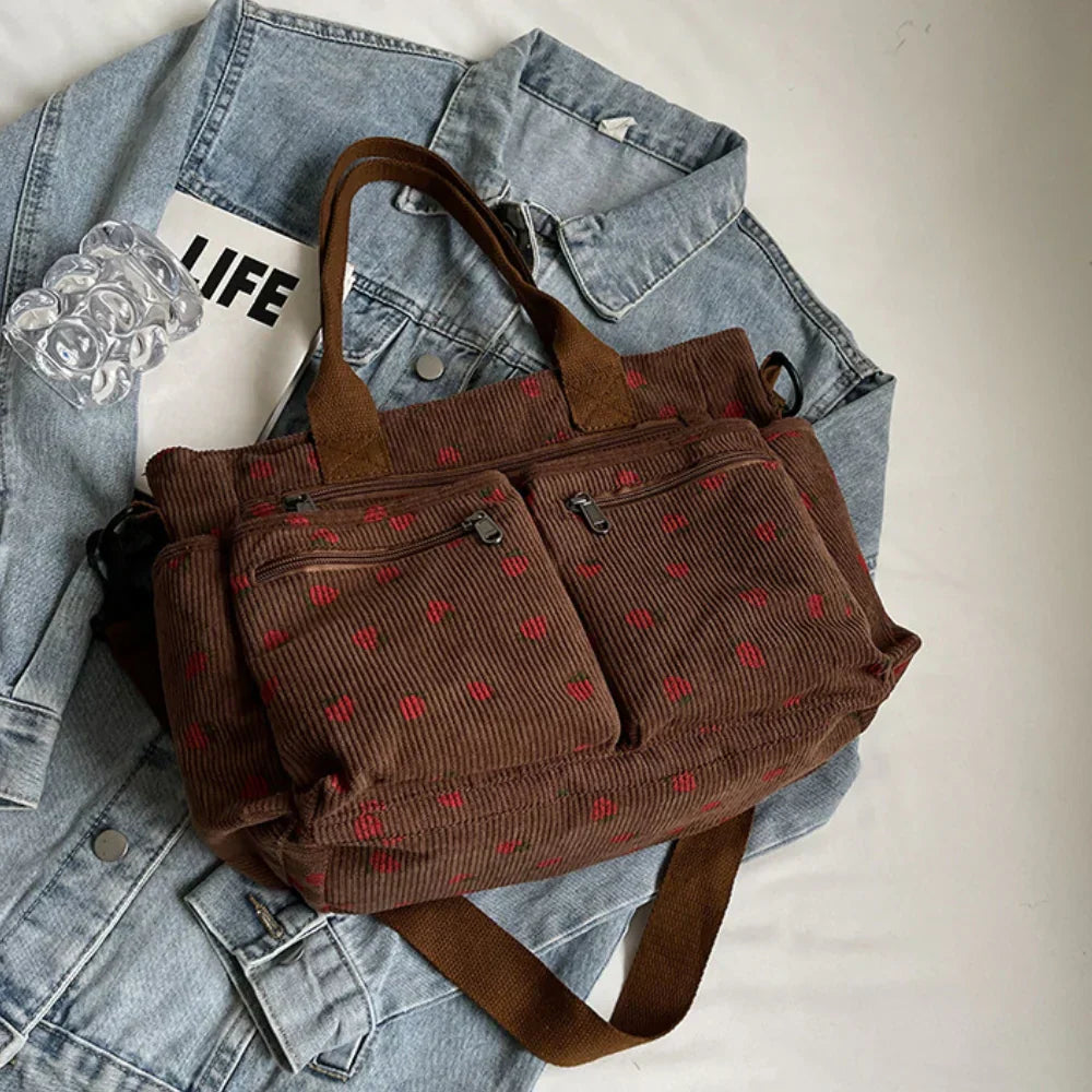 Rosie - Jordgubbs Tote Väska