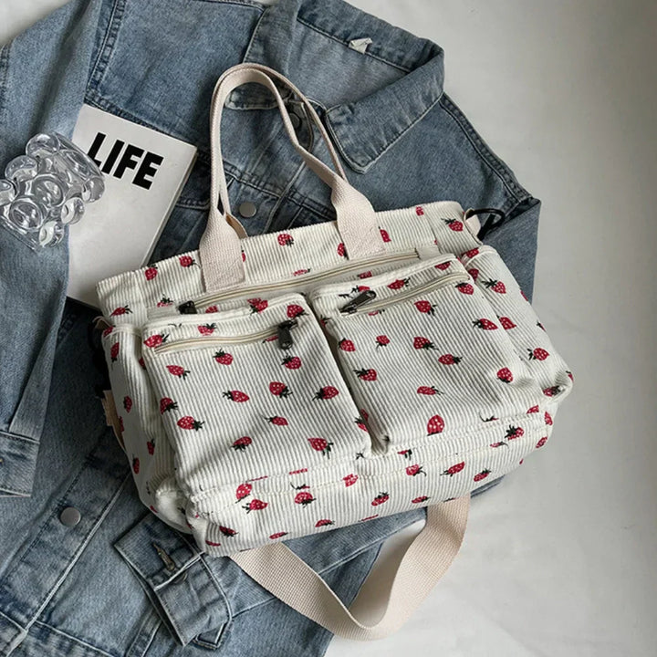 Rosie - Jordgubbs Tote Väska