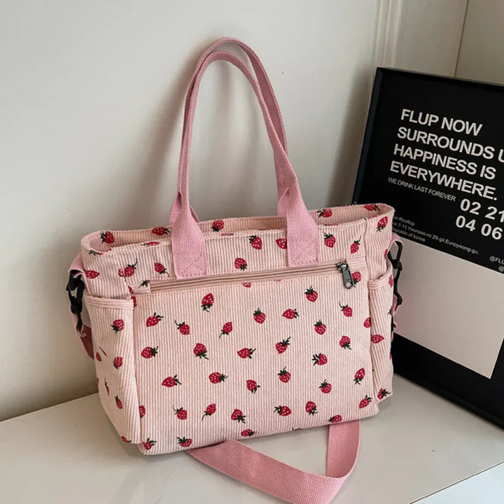 Rosie - Jordgubbs Tote Väska