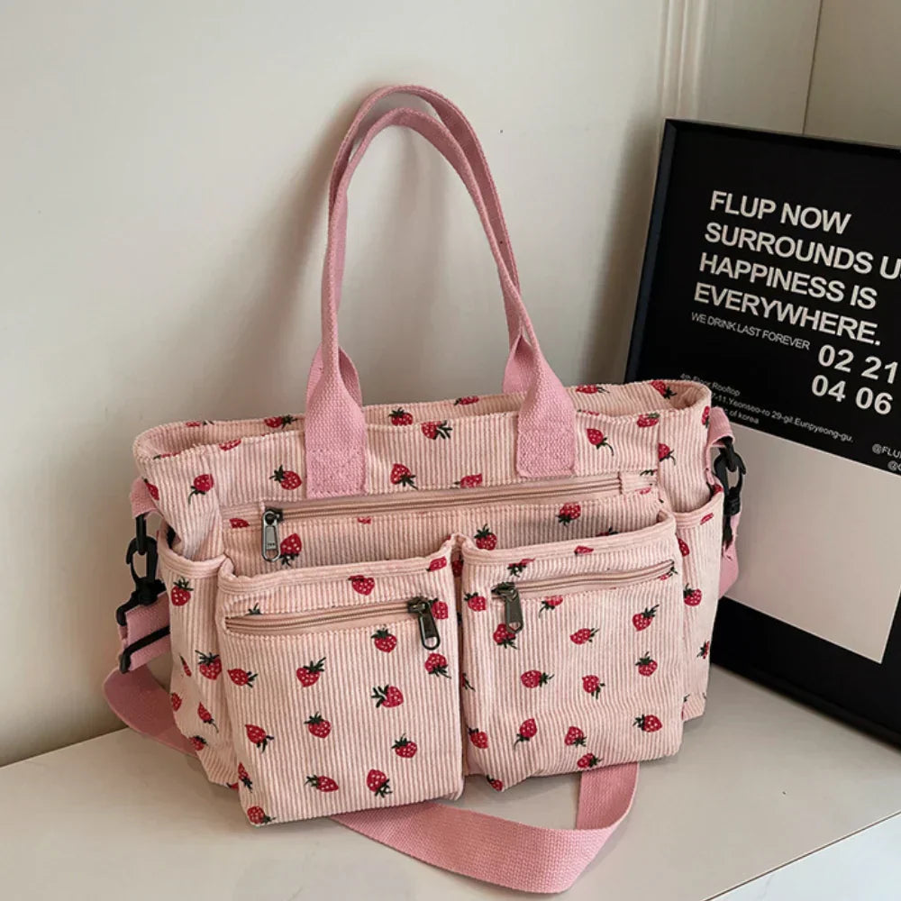 Rosie - Jordgubbs Tote Väska