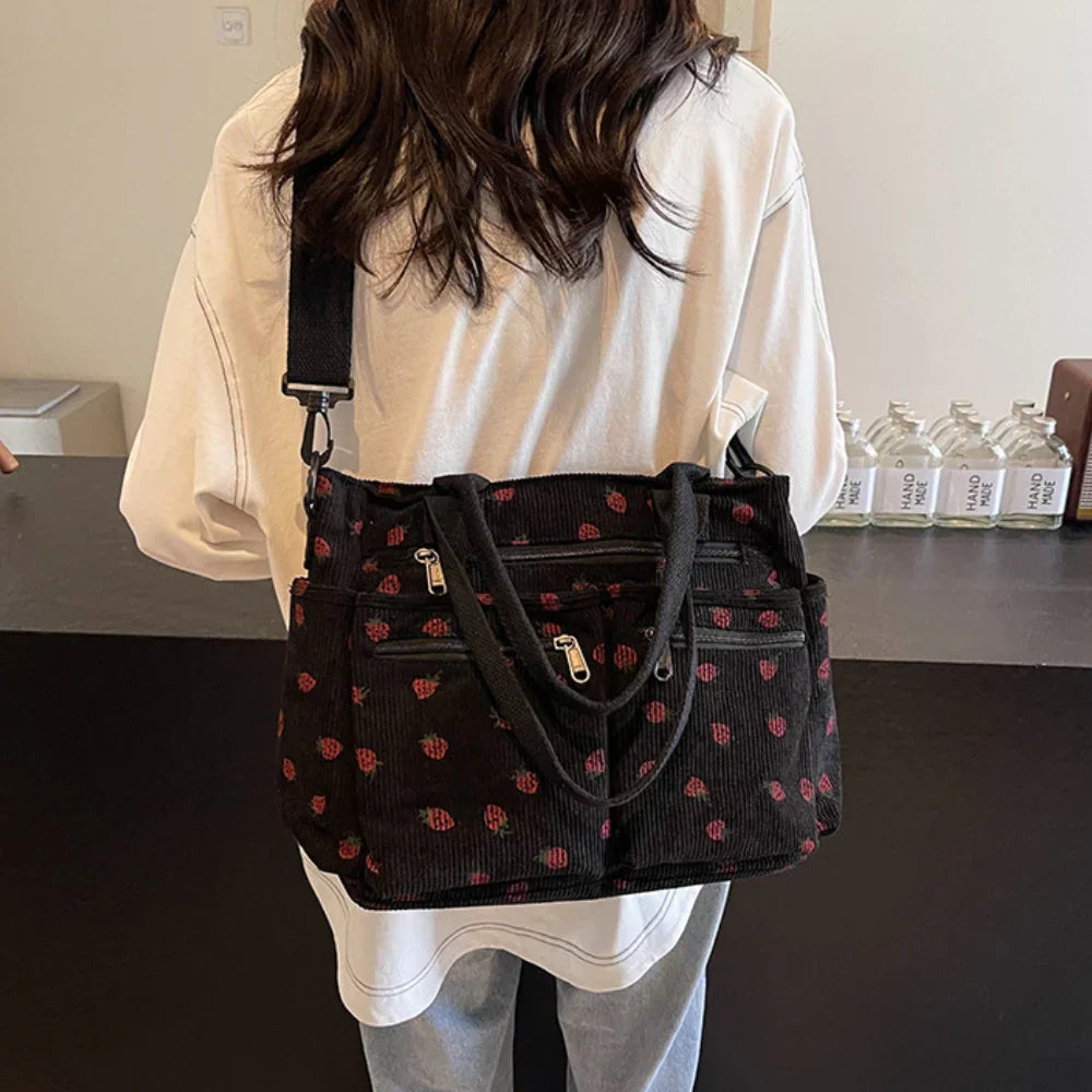 Rosie - Jordgubbs Tote Väska