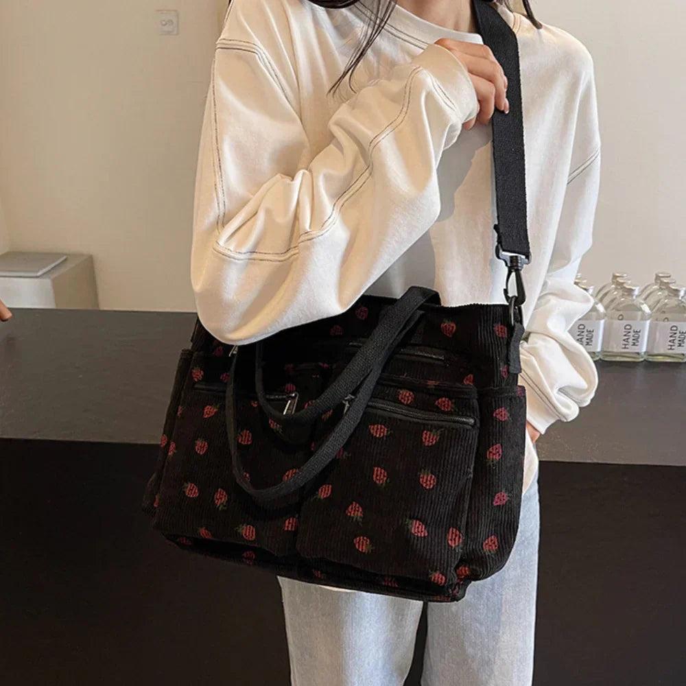 Rosie - Jordgubbs Tote Väska