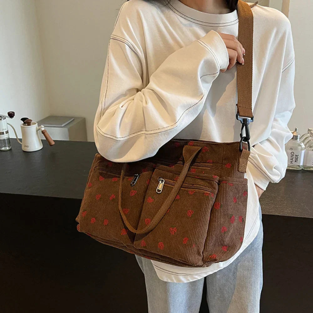 Rosie - Jordgubbs Tote Väska