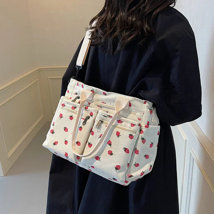 Rosie - Jordgubbs Tote Väska
