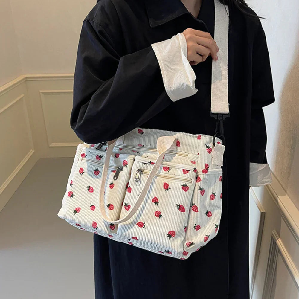 Rosie - Jordgubbs Tote Väska