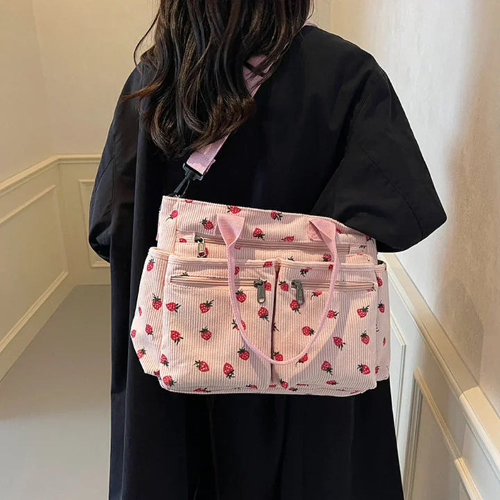 Rosie - Jordgubbs Tote Väska