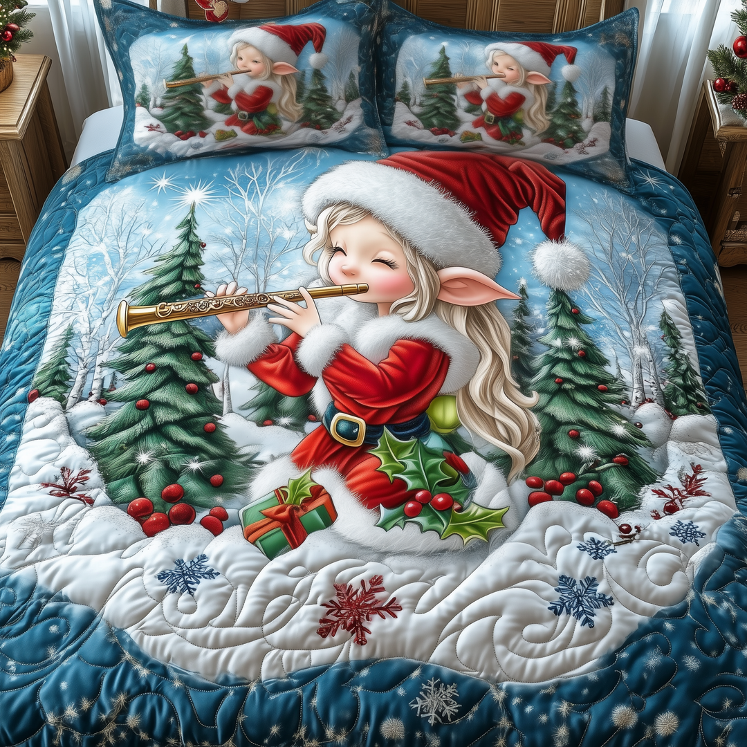 Jul 3-delad quiltkuddset
