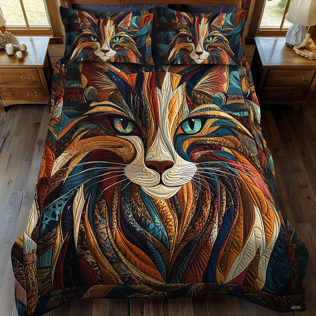 Purrs And Patches 3-delat sängklädesset