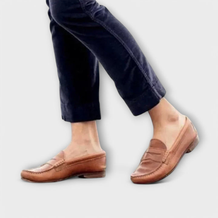 Klassiska Dam Moccasiner