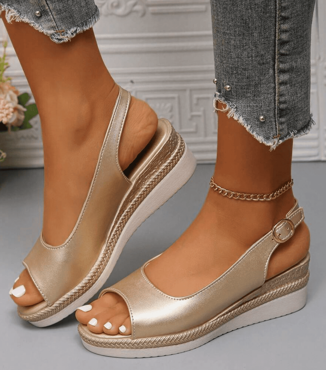 Chelsea | Ortopediska Slingback Espadrille Sandaler