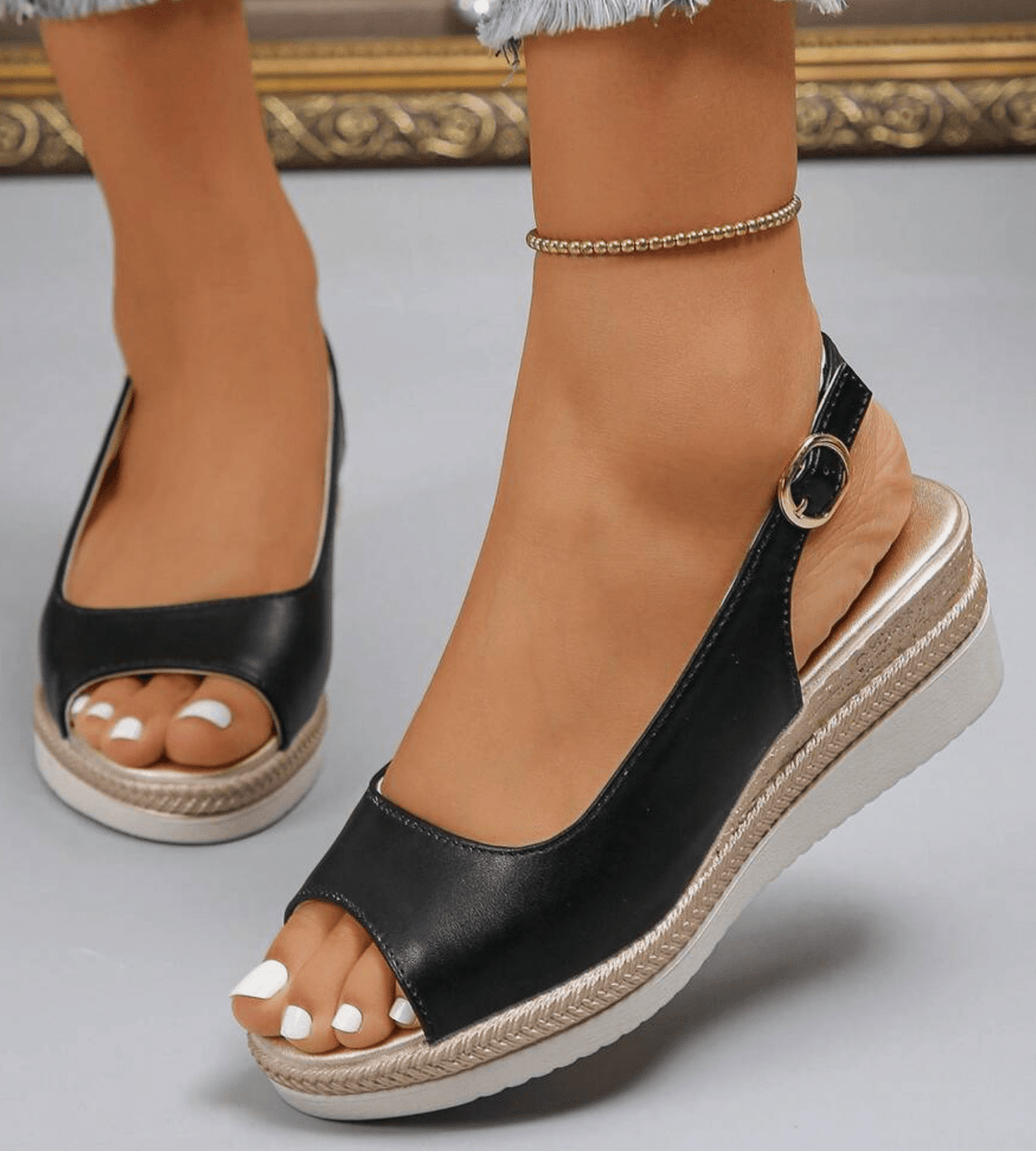 Chelsea | Ortopediska Slingback Espadrille Sandaler