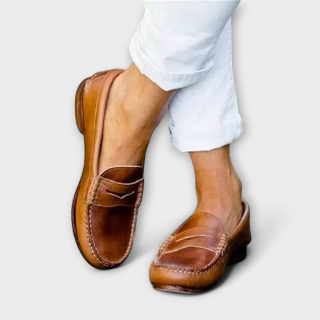 Klassiska Dam Moccasiner