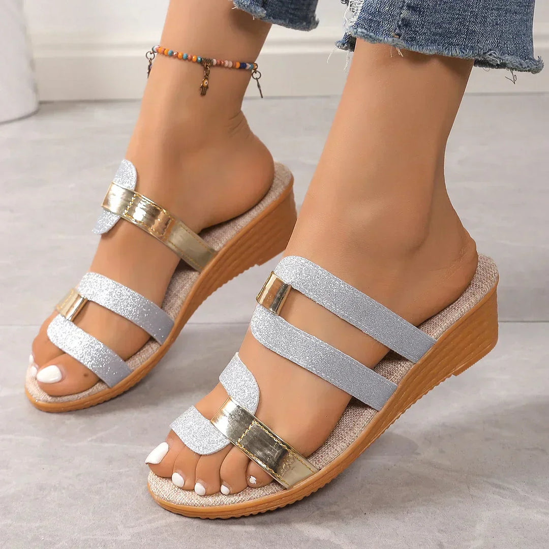 Lerrie | Flätad Rem Sandaler