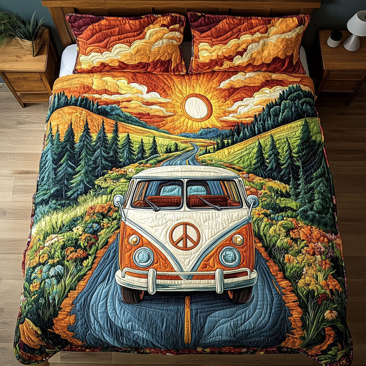 Hippie Van 3-delat Klädesöverdrag Set