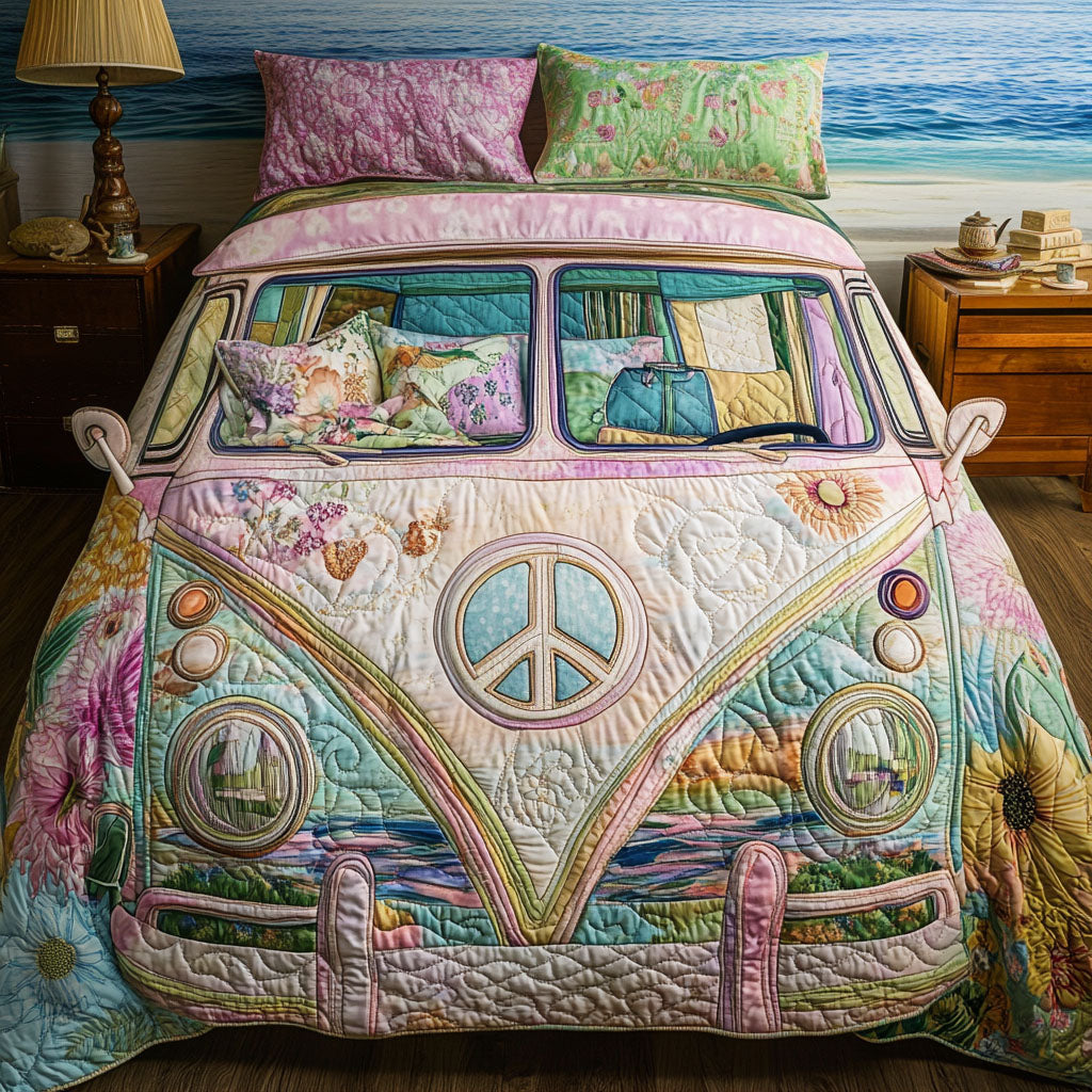 Hippie Van 3-delat Klädesöverdrag Set