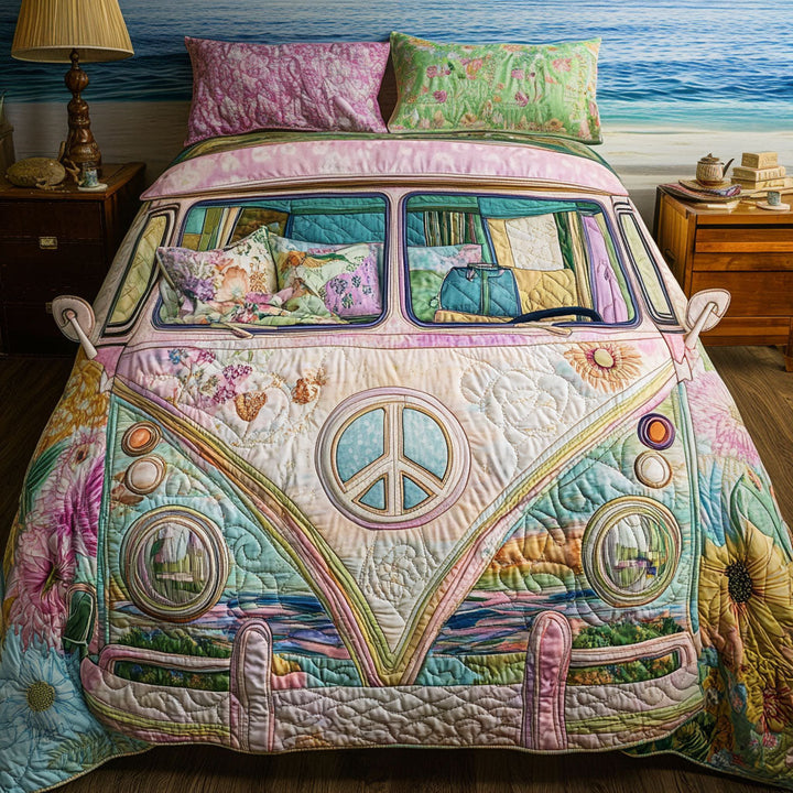 Hippie Van 3-delat Klädesöverdrag Set