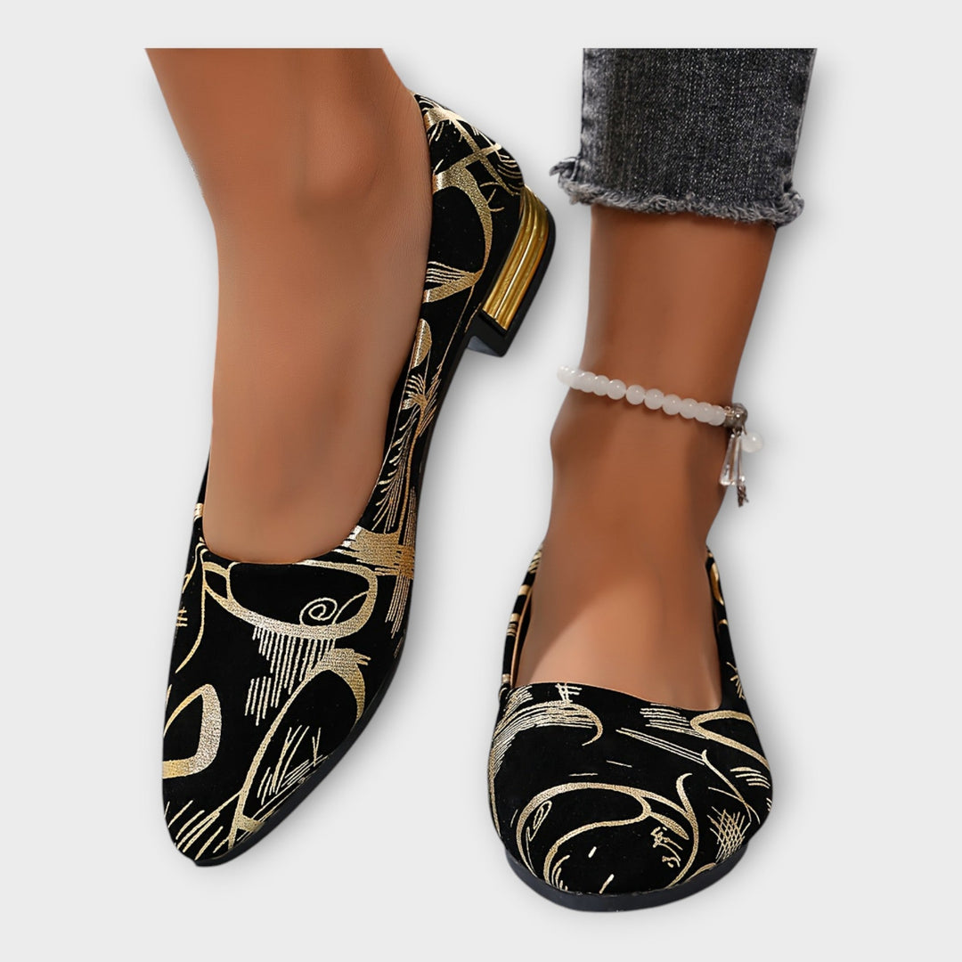 Eleganta Ballerinaskor med Sofistikerade Detaljer