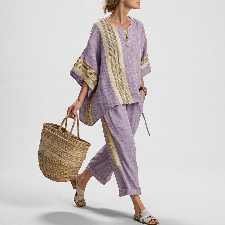 Lorena - Boho-set i Linne och Bambu