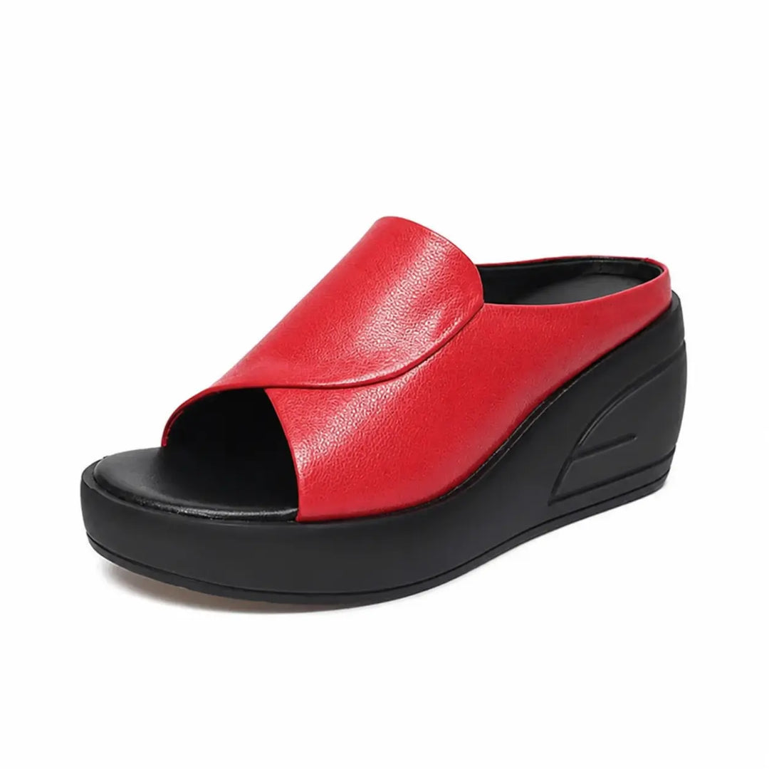 Eliza | Ortopediska Slip-on Wedge Sandaler